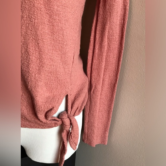 Madewell Dusty Pink Long Sleeve Top xs - Picture 2 of 5
